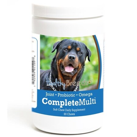Healthy Breeds Healthy Breeds 192959011098 Rottweiler all in one Multivitamin Soft Chew - 90 Count 192959011098